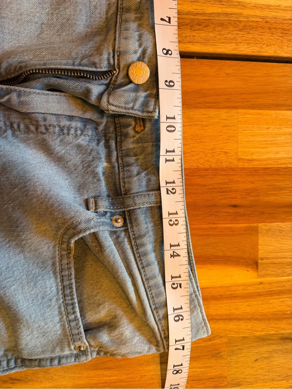 J.Crew High-Rise Classic Vintage Jeans Size 31 Light Wash Straight Leg
